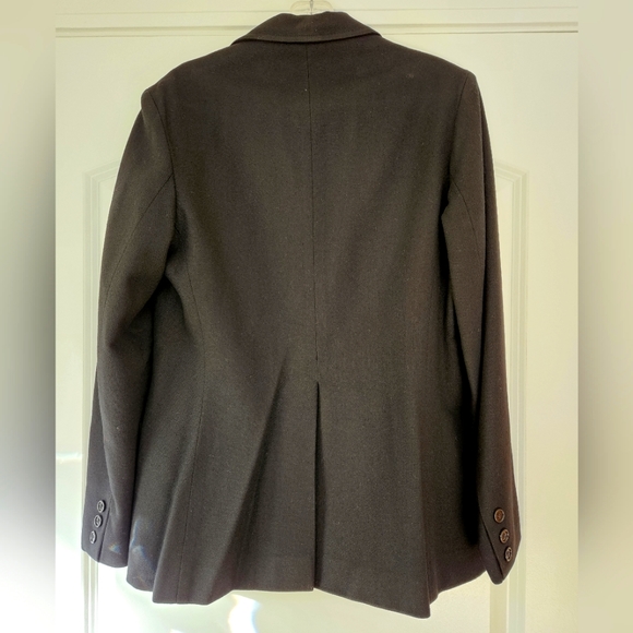 VINTAGE WOMEN'S ADDENDA STUDDED BLACK BLAZER SIZE SMALL - Picture 2 of 3